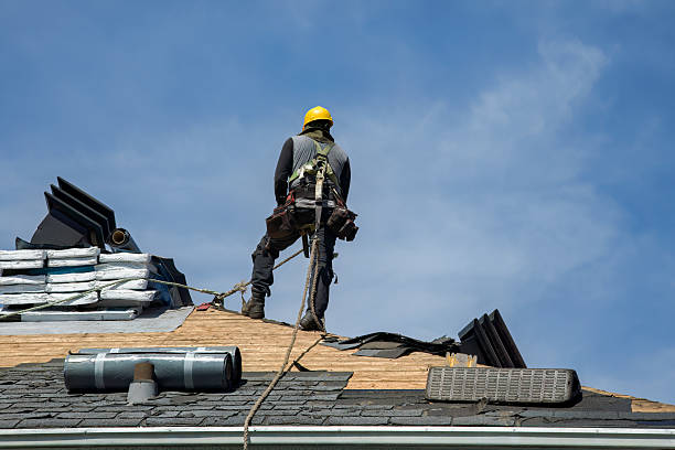 Professional Gutter Installation technician working in San Juan Capistrano, CA